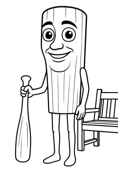 Tung Tung Tung Sahur para colorear β Tung Tung Tung Sahur (pinterest)